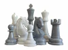 MegaChess 26 Inch Perfect Giant Chess Set | Light And Dark Gray Questions & Answers